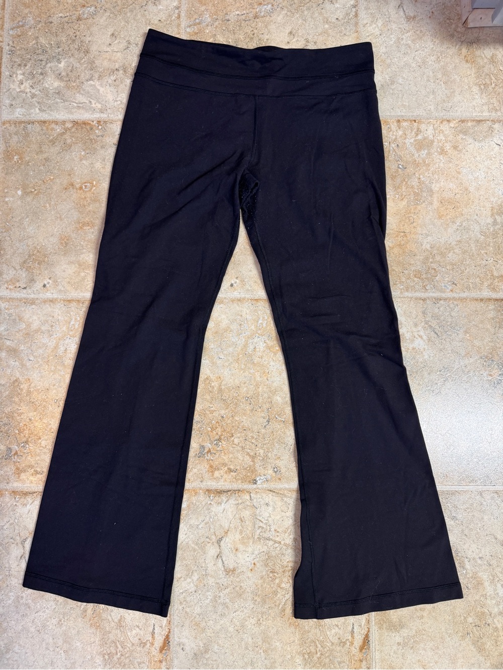 lululemon athletica | women flare legging yoga pant black 12